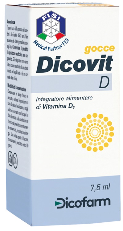 DICOVIT D VITAMINA D3 7,5 ML - Farmacia Dott. Pasquale Russo