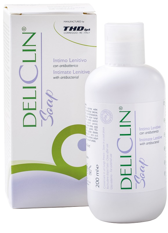 DELICLIN SOAP DETERGENTE INTIMO LENITIVO CON ANTIBATTERICO 200 ML - Farmacia Dott. Pasquale Russo