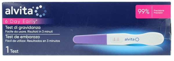 TEST DI GRAVIDANZA PRECOCE ALVITA 1 PEZZO - Farmacia Dott. Pasquale Russo
