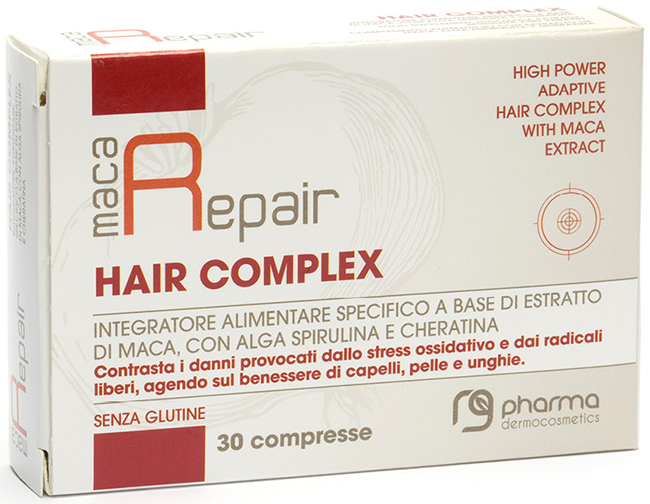 MACA REPAIR HAIR COMPLEX 30 COMPRESSE - Farmacia Dott. Pasquale Russo