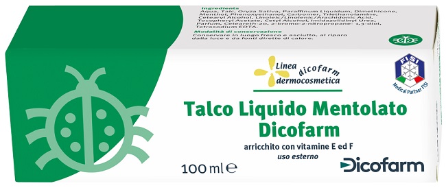 DICOFARM TALCO LIQUIDO MENTOLATO 100 ML - Farmacia Dott. Pasquale Russo