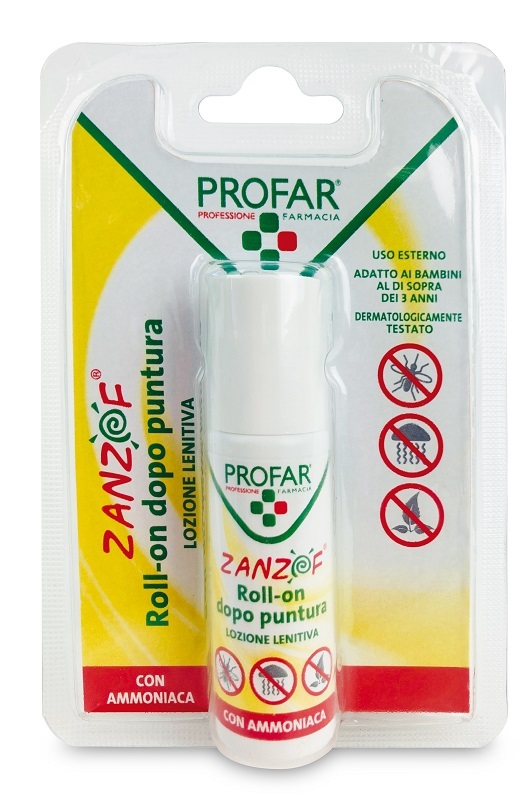 ZANZOF LOZIONE POST PUNTURA CON AMMONIACA ROLL-ON 20 ML PROFAR - Farmacia Dott. Pasquale Russo