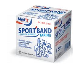 CEROTTO MEDS TELA BIANCA SPORTIVO 1000X2,5 CM - Farmacia Dott. Pasquale Russo