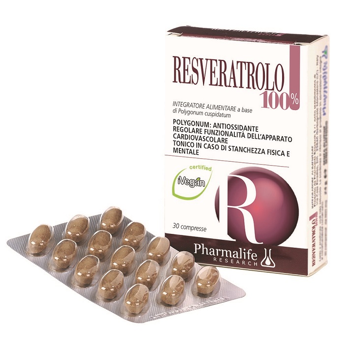 RESVERATROLO 100% 30 COMPRESSE - Farmacia Dott. Pasquale Russo