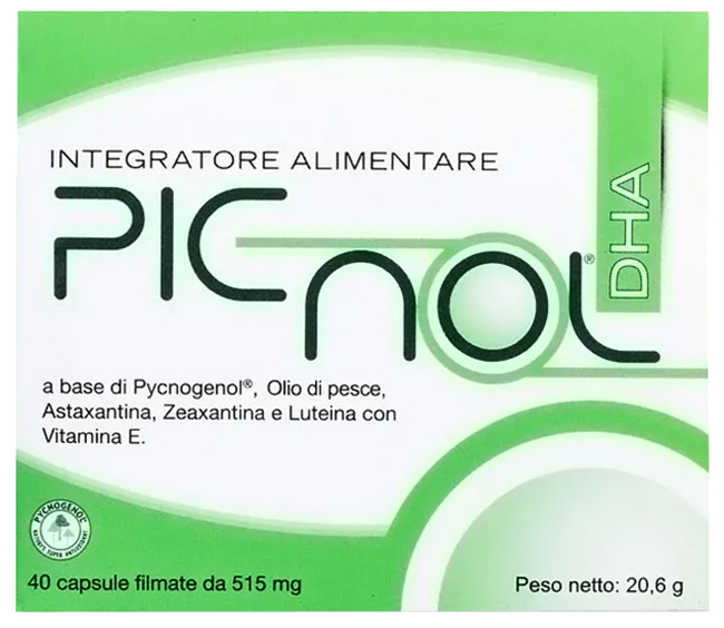PICNOL DHA 40 CAPSULE 21,11 G - Farmacia Dott. Pasquale Russo