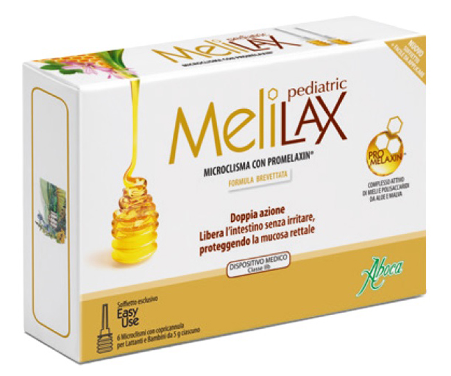 MELILAX PEDIATRIC MICROCLISMI 6 PEZZI 5 G - Farmacia Dott. Pasquale Russo