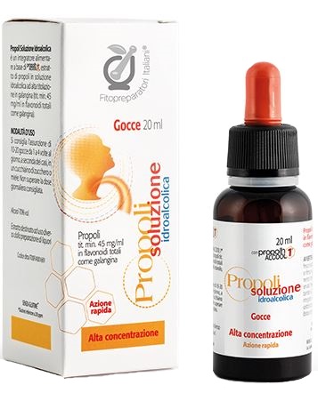 FITOPREPARATORI ITALIANI PROPOLI SOLUZIONE IDROALCOLICA 70% 20 ML - Farmacia Dott. Pasquale Russo