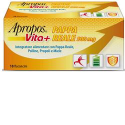 APROPOS VITA+ PAPPA REALE 500 MG 10 FLACONCINI 10 ML - Farmacia Dott. Pasquale Russo