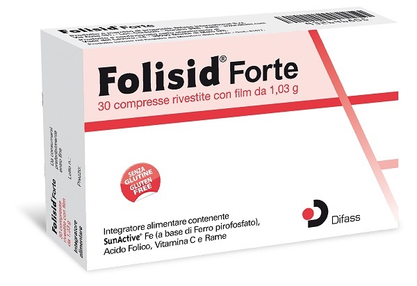 FOLISID FORTE 30 COMPRESSE 3,9 G - Farmacia Dott. Pasquale Russo