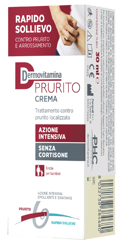 DERMOVITAMINA PRURITO CREMA AZIONE INTENSIVA SENZA CORTISONE 30 ML - Farmacia Dott. Pasquale Russo