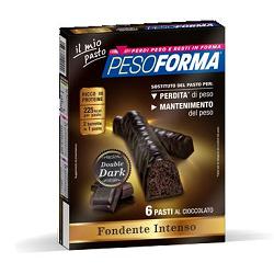 PESOFORMA BARRETTA DOUBLE DARK 6 PASTI 12 X 31 G - Farmacia Dott. Pasquale Russo