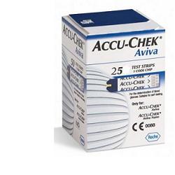 STRISCE MISURAZIONE GLICEMIA ACCU-CHEK AVIVA BRK RETAIL 25 PEZZI - Farmacia Dott. Pasquale Russo