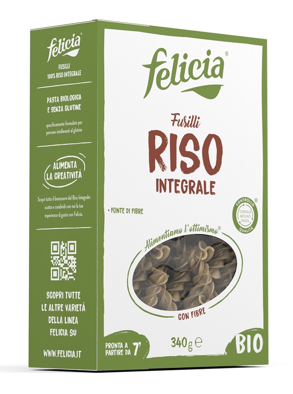 FELICIA BIO RISO INTEGRALE FUSILLI 340 G - Farmacia Dott. Pasquale Russo