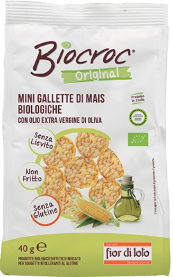 BIOCROC MINI GALLETTE MAIS BIO 40 G - Farmacia Dott. Pasquale Russo