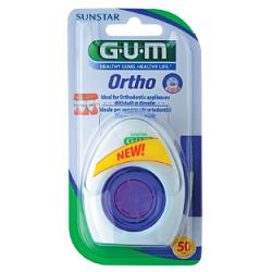 GUM ORTHO FLOSS FILO SPUGNOSO 50 PEZZI - Farmacia Dott. Pasquale Russo