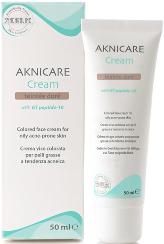 AKNICARE CREAM CREMA COLORATA TEINTEE DORE' 50 ML - Farmacia Dott. Pasquale Russo