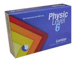 PHYSIC LEVEL 6 LUMBAR 30 COMPRESSE 800 MG - Farmacia Dott. Pasquale Russo