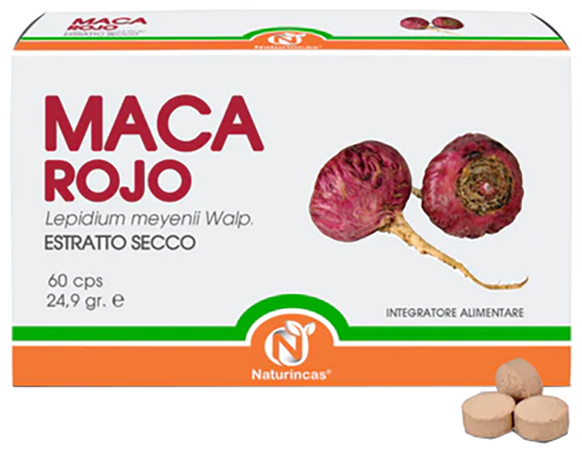 MACA ROJO ESTRATTO SECCO 60 COMPRESSE - Farmacia Dott. Pasquale Russo