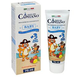 PASTA CAPITANO DENTIFRICIO BABY T FRU 75 ML - Farmacia Dott. Pasquale Russo