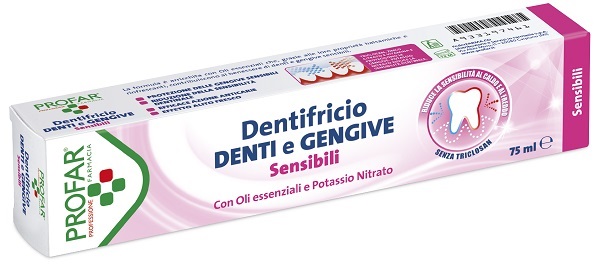 DENTIFRICIO DENTI E GENGIVE SENSIBILI 75 ML PROFAR - Farmacia Dott. Pasquale Russo