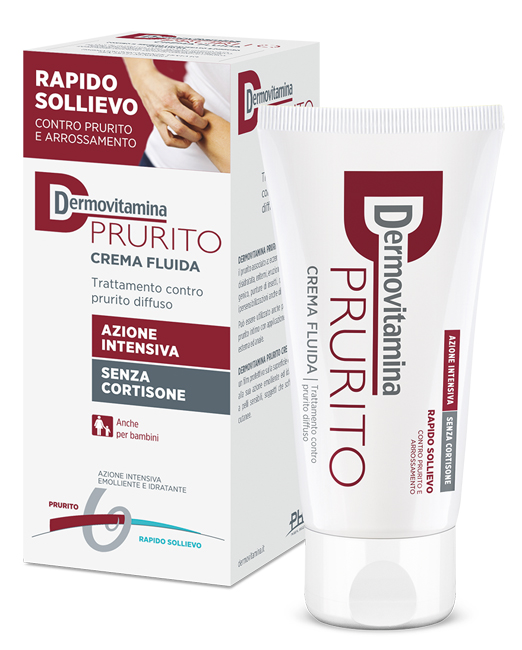 DERMOVITAMINA PRURITO CREMA FLUIDA AZIONE INTENSIVA SENZA CORTISONE 150 ML - Farmacia Dott. Pasquale Russo