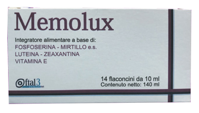MEMOLUX 14 FLACONCINI 10 ML - Farmacia Dott. Pasquale Russo