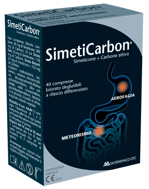 SIMETICARBON 40 COMPRESSE - Farmacia Dott. Pasquale Russo