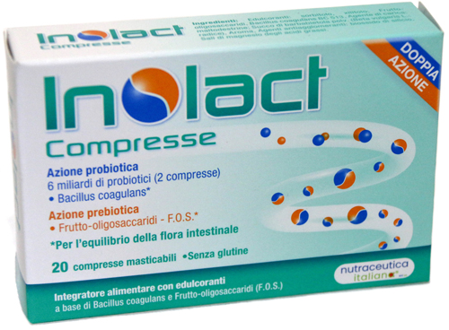 INOLACT 20 COMPRESSE MASTICABILI - Farmacia Dott. Pasquale Russo