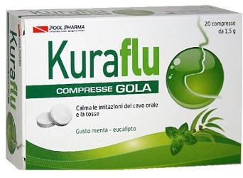 KURAFLU GOLA EUCALIPTO 20 COMPRESSE 1,5 G - Farmacia Dott. Pasquale Russo