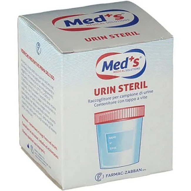 CONTENITORE MEDS URINA STERILE SOTTOVUOTO 120 ML - Farmacia Dott. Pasquale Russo