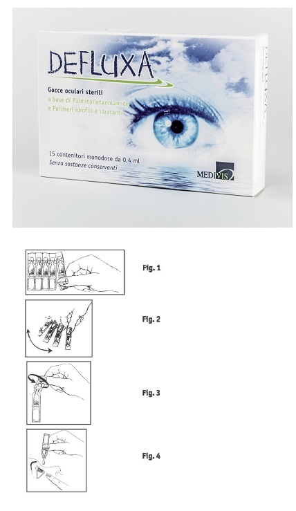 DEFLUXA GOCCE OCULARI 15 CONTENITORI MONODOSE DA 0,4 ML - Farmacia Dott. Pasquale Russo