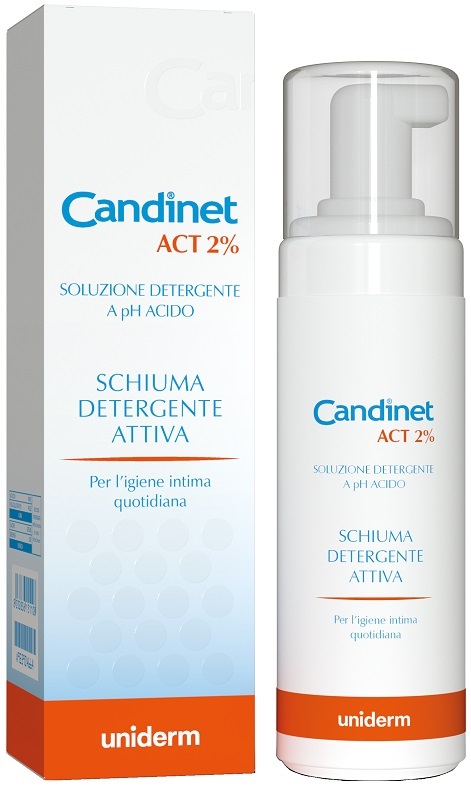 CANDINET ACT 2% SCHIUMA DETERGENTE ATTIVA 150 ML - Farmacia Dott. Pasquale Russo
