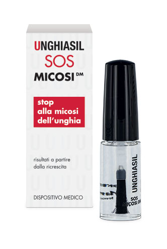 ANTIMICOTICO UNGHIASIL SOS MICOSI IN FLACONE DI VETRO 5 ML CON PENNELLO APPLICATORE + ASTUCCIO - Farmacia Dott. Pasquale Russo