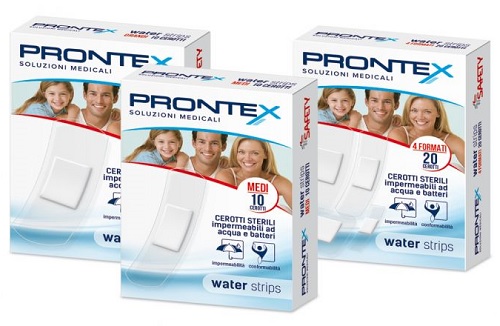 CEROTTO PRONTEX WATER STRIPS ASSORTITO 20 PEZZI - Farmacia Dott. Pasquale Russo