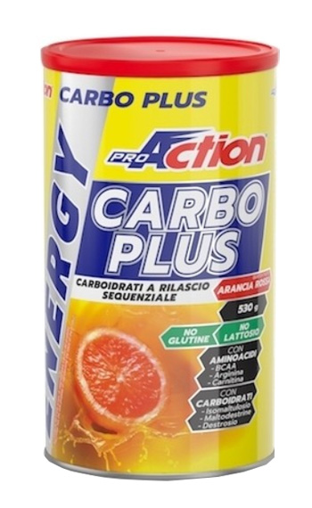 PROACTION CARBO PLUS ALL'ARANCIA ROSSA 530 G - Farmacia Dott. Pasquale Russo