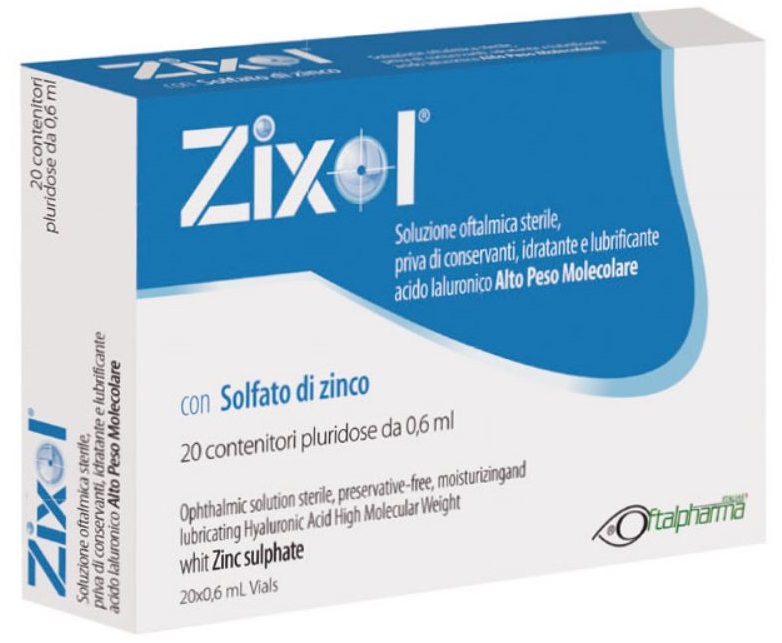 GOCCE OCULARI ZIXOL 20 FLACONCINI 0,6 ML - Farmacia Dott. Pasquale Russo