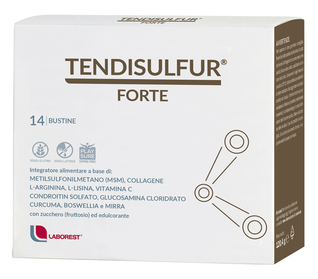 TENDISULFUR FORTE 14 BUSTE 119 G - Farmacia Dott. Pasquale Russo