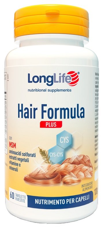 LONGLIFE HAIR FORMULA PLUS 60 TAVOLETTE - Farmacia Dott. Pasquale Russo