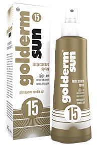 GOLDERM SUN SPF 15 SPRAY 200 ML - Farmacia Dott. Pasquale Russo