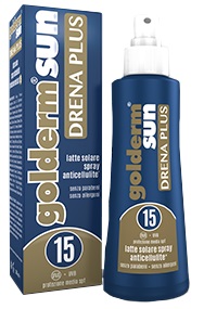 GOLDERM SUN DRENA PLUS SPF 15 SPRAY 200 ML - Farmacia Dott. Pasquale Russo