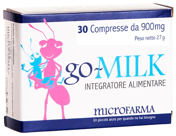 GO-MILK 30 COMPRESSE - Farmacia Dott. Pasquale Russo
