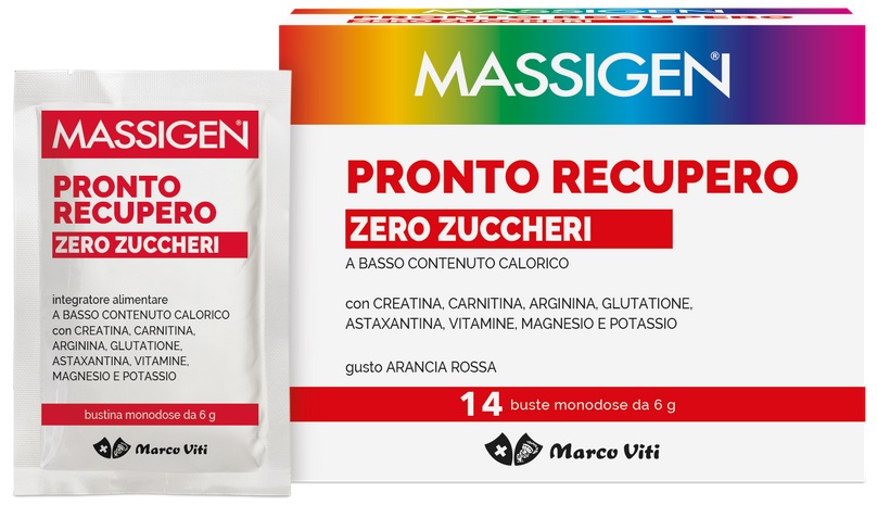 MASSIGEN PRONTO RECUPERO ZERO ZUCCHERI 14 BUSTINE - Farmacia Dott. Pasquale Russo