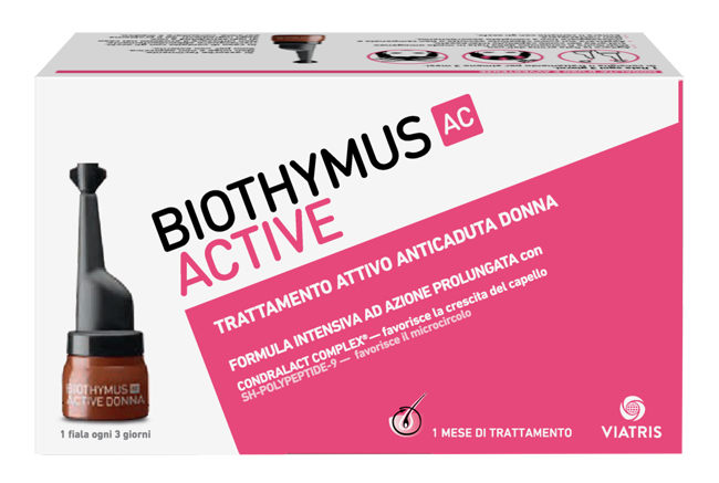 BIOTHYMUS AC ACTIVE TRATTAMENTO ATTIVO ANTICADUTA DONNA 10 FIALE - Farmacia Dott. Pasquale Russo