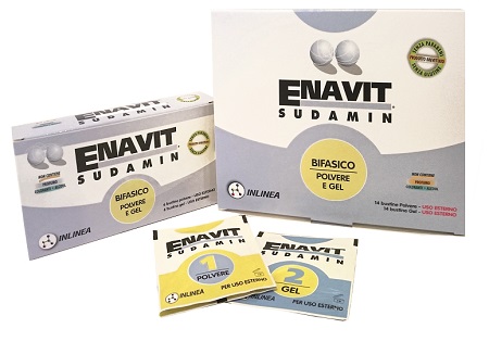 ENAVIT SUDAMIN BIFASICO 6 BUSTINE POLVERE + 6 BUSTINE GEL - Farmacia Dott. Pasquale Russo