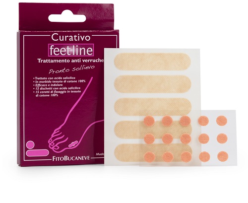 FEET LINE TRATTAMENTO ANTI VERRUCHE CEROTTI 15 PEZZI - Farmacia Dott. Pasquale Russo