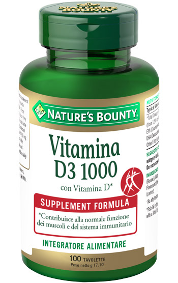VITAMINA D3/1000 100 TAVOLETTE - Farmacia Dott. Pasquale Russo