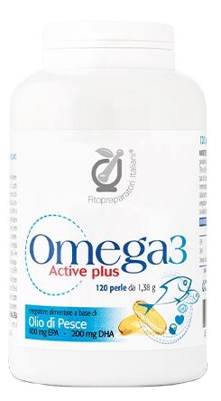 FITOPREPARATORI ITALIANI OMEGA 3 ACTIVE PLUS 120 PERLE - Farmacia Dott. Pasquale Russo