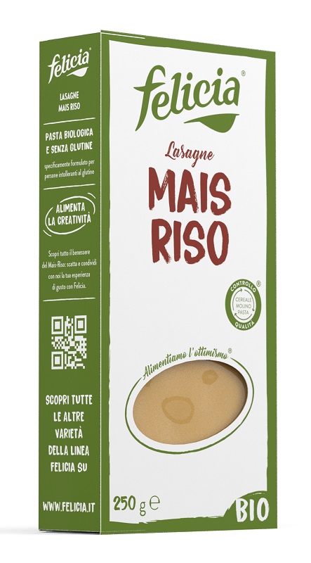 FELICIA PASTA BIOLOGICA MAIS/RISO LASAGNE 250 G - Farmacia Dott. Pasquale Russo