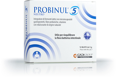 PROBINUL 5 NEUTRO 12 BUSTINE - Farmacia Dott. Pasquale Russo