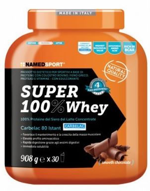 SUPER100% WHEY SMOOTH CHOCOLATE 908 G - Farmacia Dott. Pasquale Russo